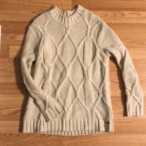 Element cable knit sweater